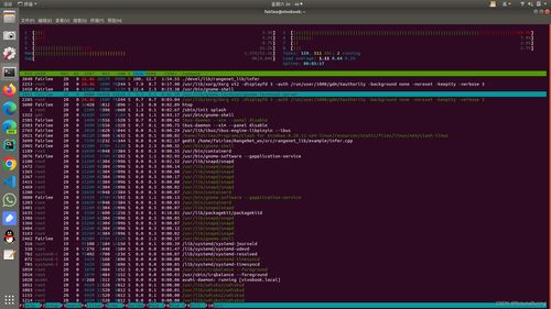 ubuntu18.04 20.04lts 監(jiān)視電腦cpu 內存使用情況